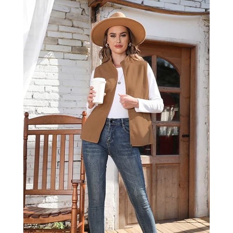 Women's 6-Pocket Fleece Vest