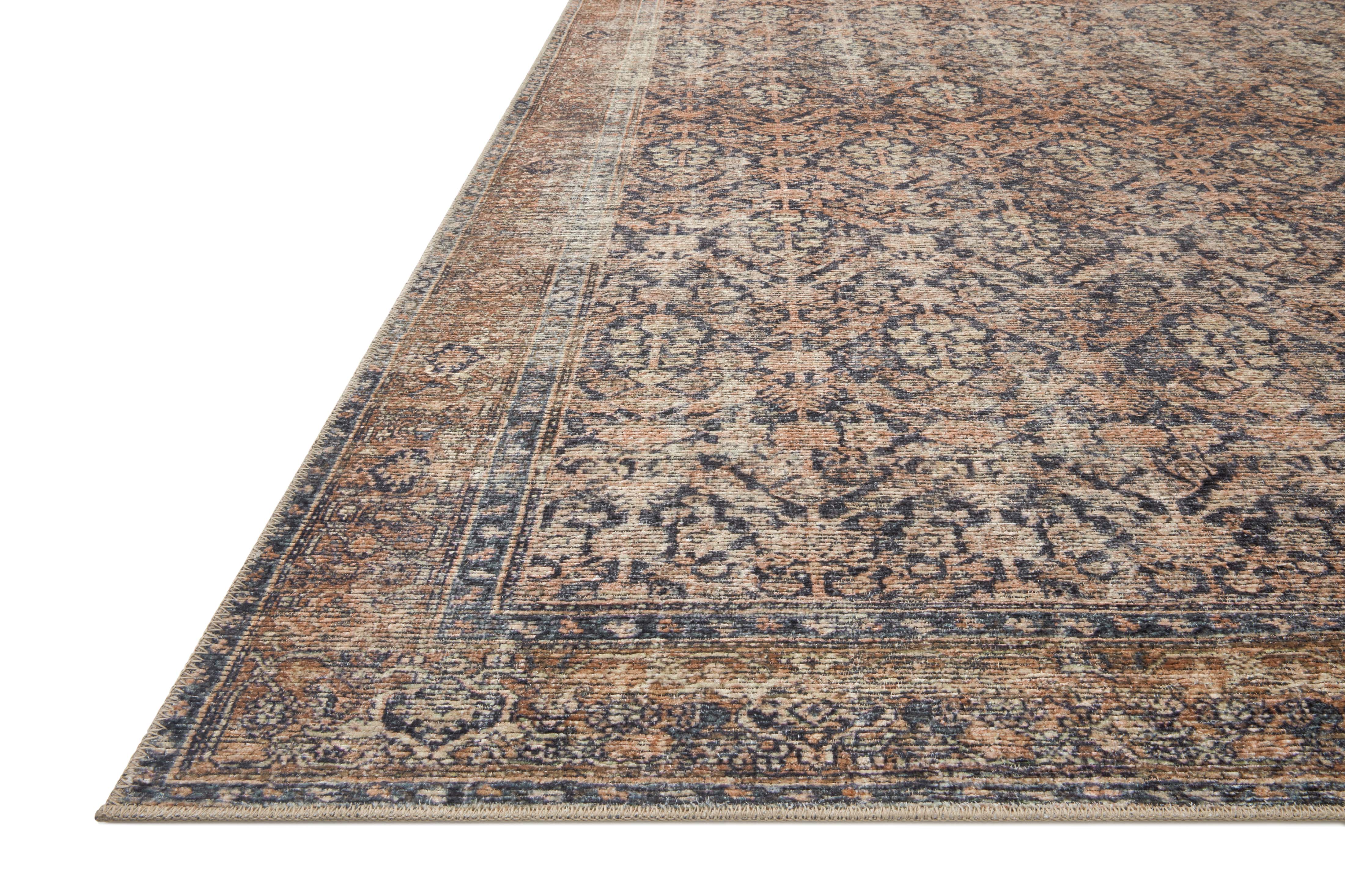 Billie BIL-01 Ink / Salmon Area Rug