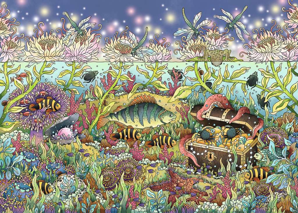 Underwater Kingdom at Dusk 1000 Piece Puzzle