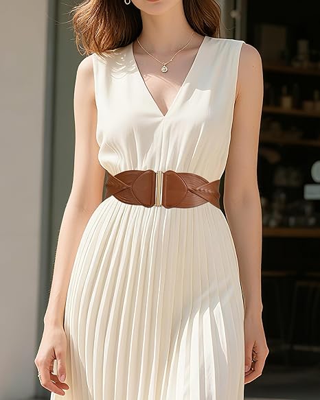 BELTIQUE Women Wide Elastic Belts