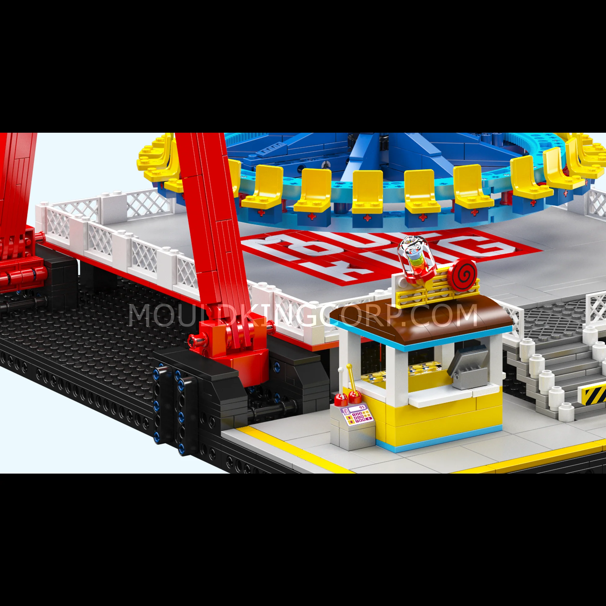 Mould King 11027 Motorized Large Pendulum Ride Building Set | 2,192 Pcs