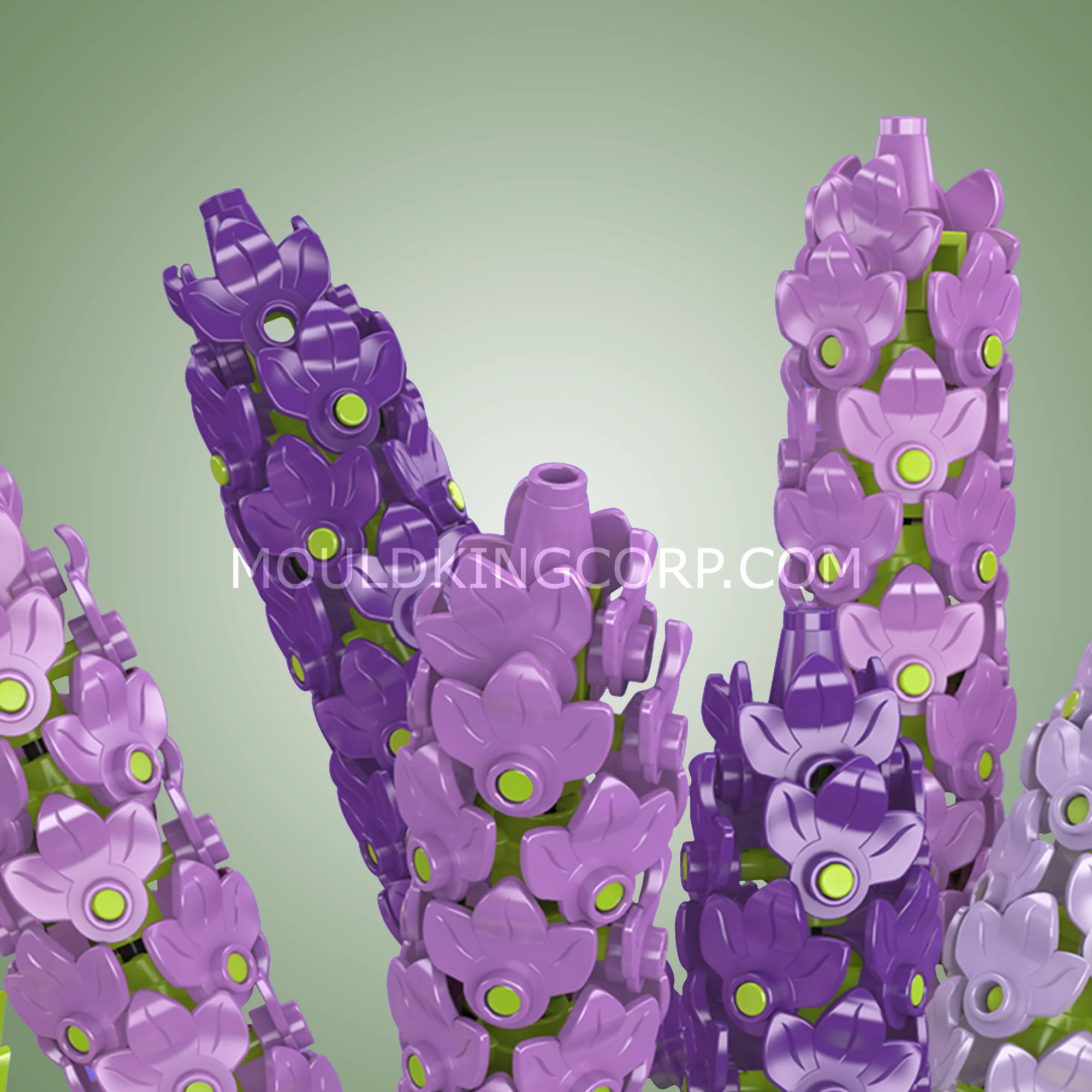 Mould King 24112 Violet Bonsai Building Set | 744 Pcs