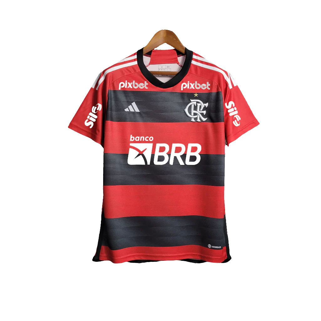 Flamengo 23/24 I Home Jersey - All Sponsors - Fan Version
