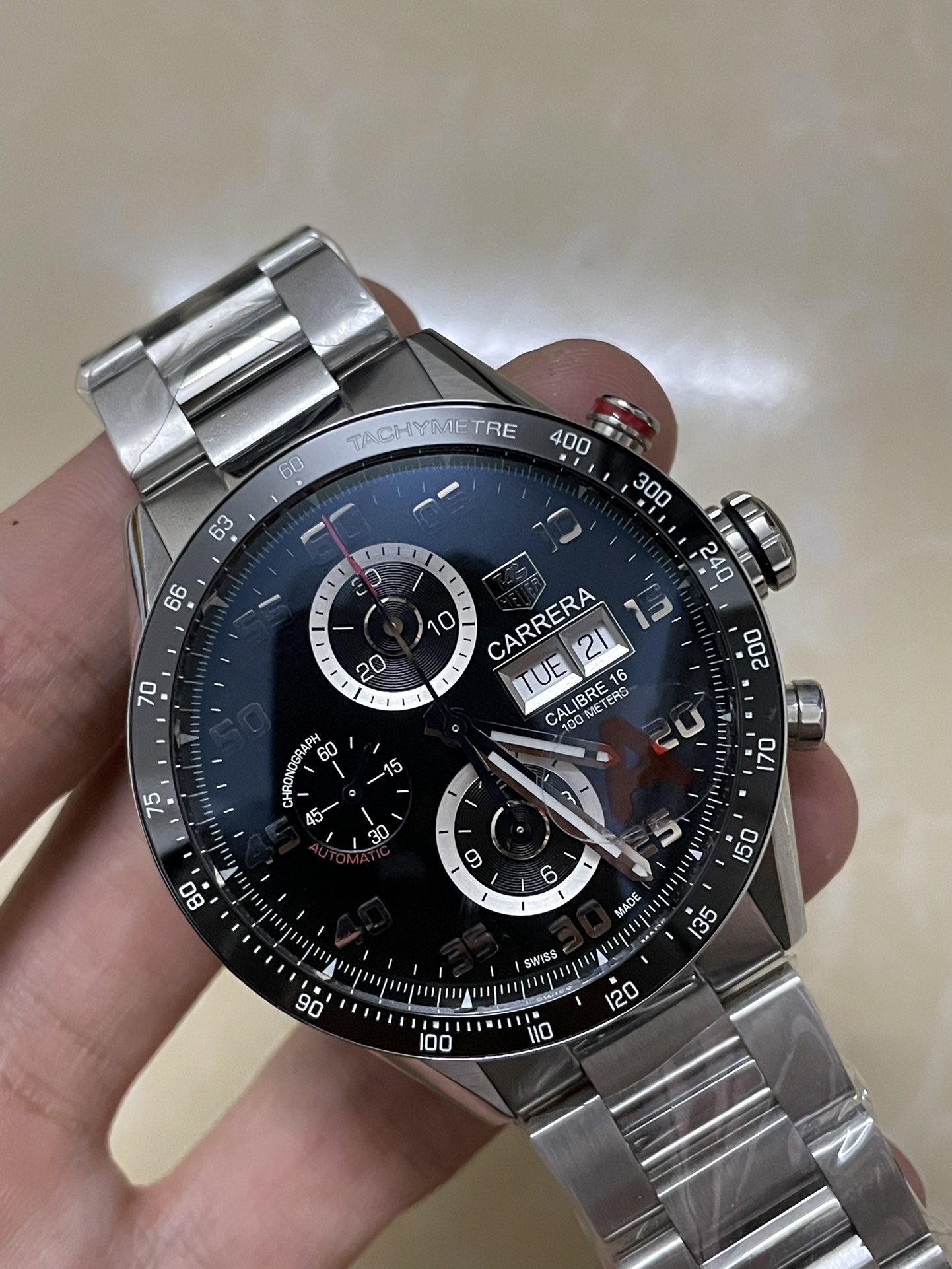 TAG Heuer Carrera Calibre 16 Day Date CBN2A1AA.BA0643 Automatic 43mm