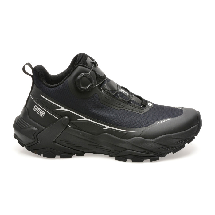 Pantofi sport OTTER negri, 801, din material textil