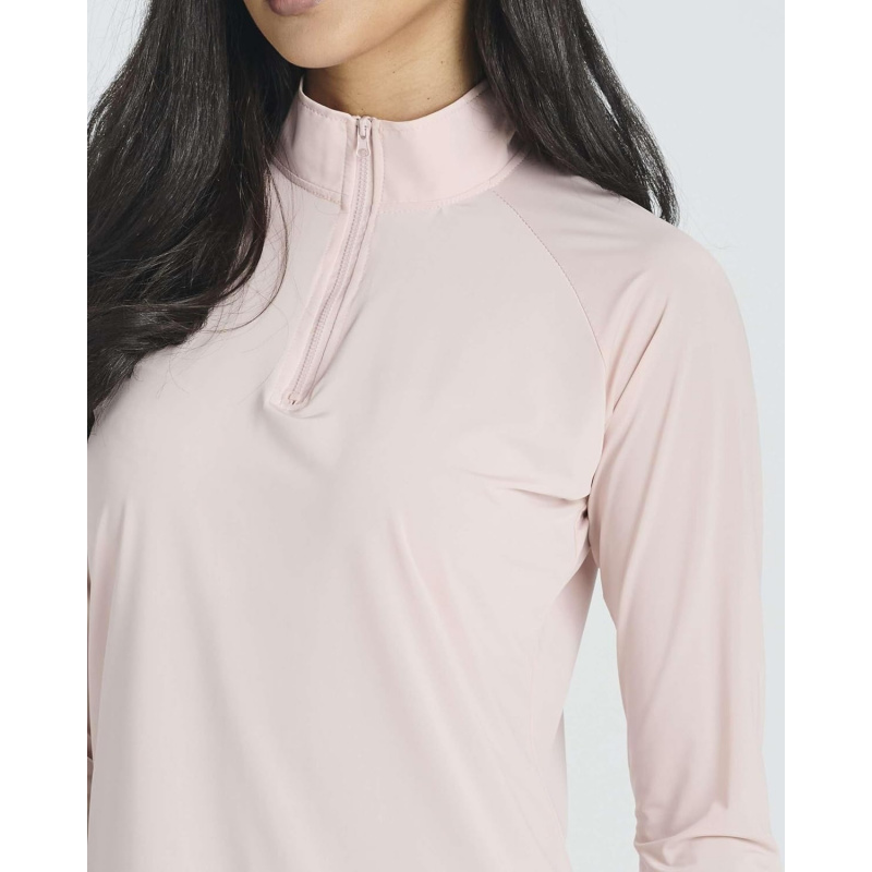 AURETOP 3 Pack: Women's 1/4 Zip Rash Guard