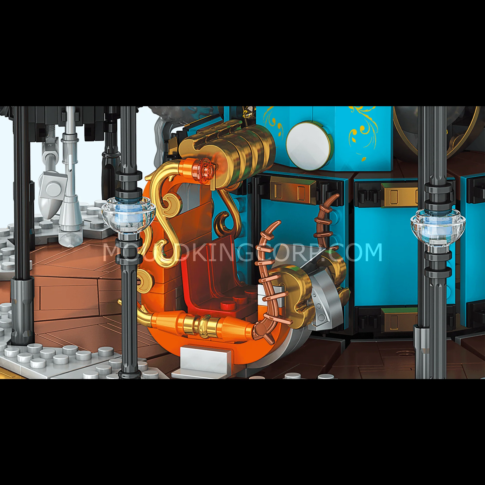 MOULD KING 11011 Motorized Carousel with Led Lights Building Set | 5,086 PCS