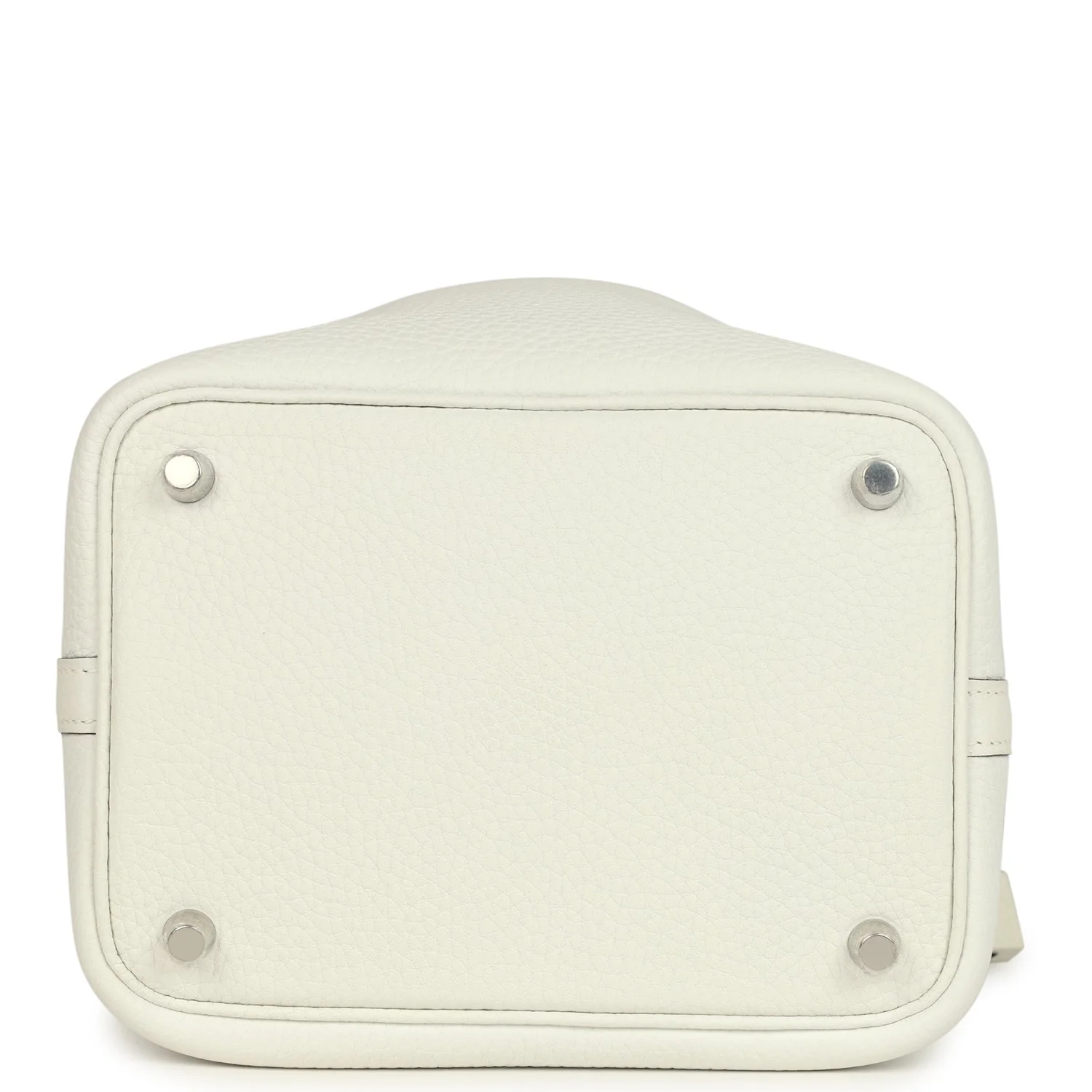 Hermes Picotin Lock 18 New White Clemence Palladium Hardware