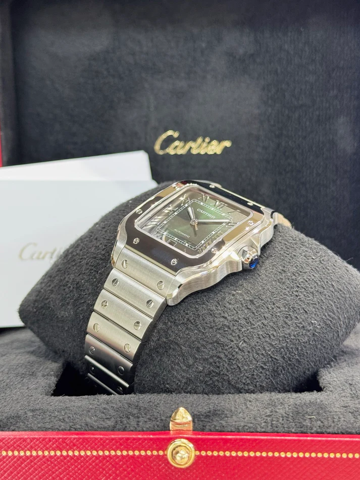 Cartier Santos Large Green