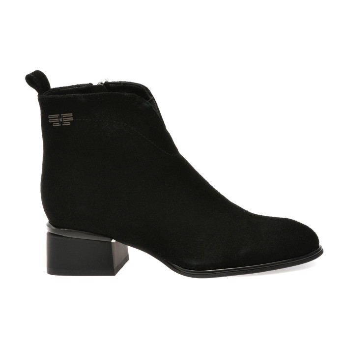 Botine FLAVIA PASSINI negre, 105841, din piele intoarsa