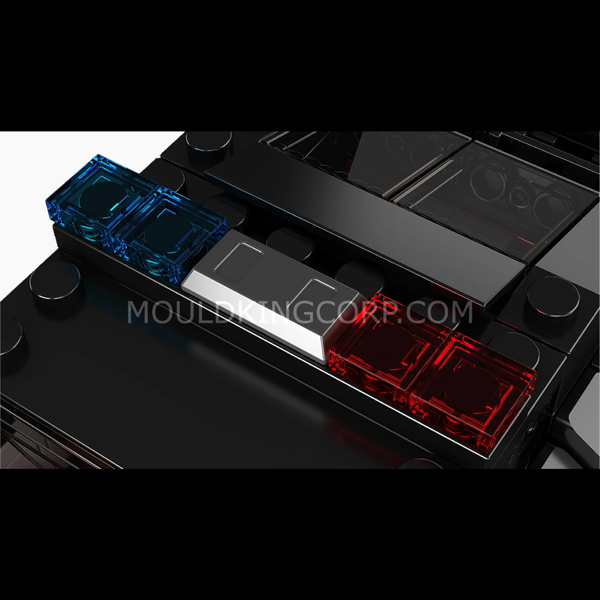 Mould King 27098 Challenger Police Car Building Set | 443 Pcs