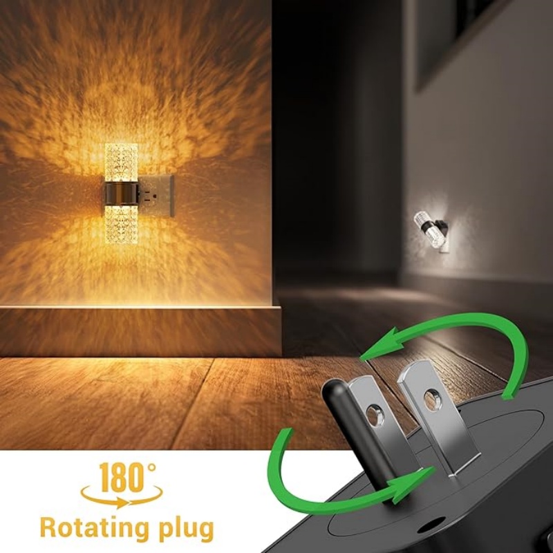 WALLARTISAN LED Night Light,Modern Night Lights Plug into Wall