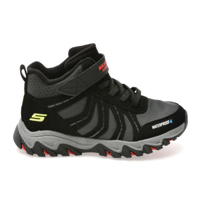 Ghete SKECHERS negre, RUGGED RANGER, din material textil