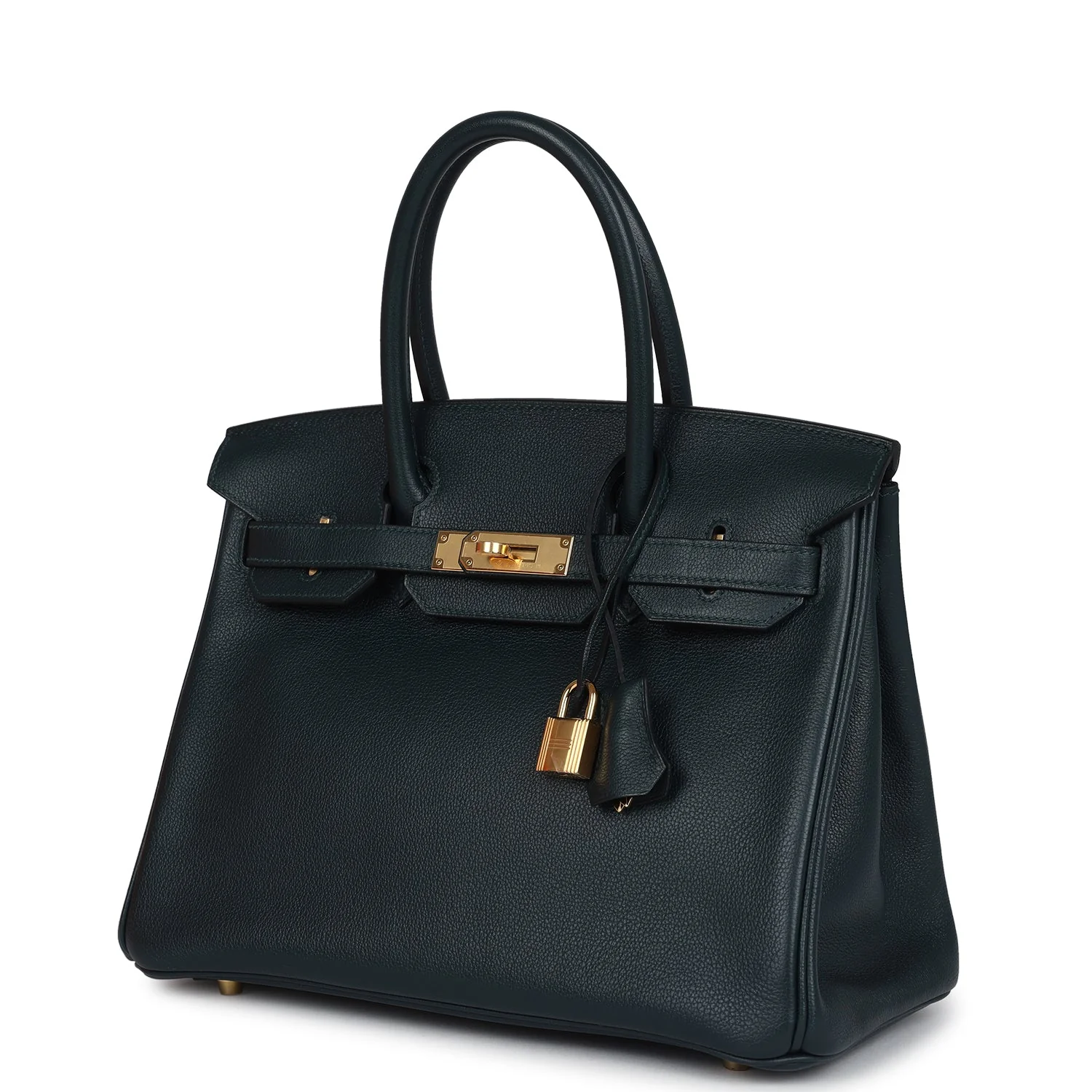 Hermes Birkin 30 Vert Cypress Taurillon Novillo Gold Hardware