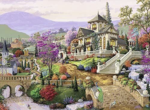 Hillside Retreat 500 Piece Puzzle