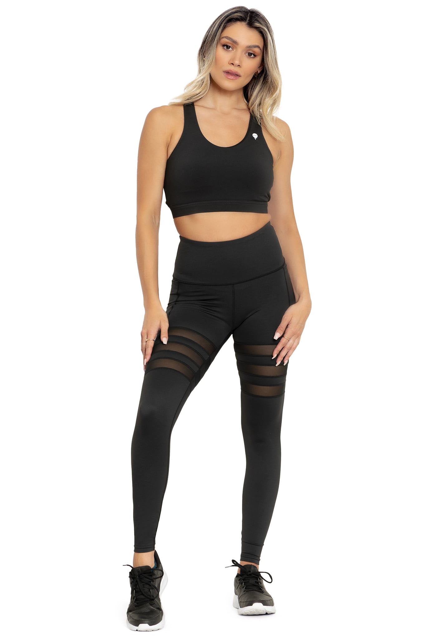 Sporty Stripes High Waisted Pants