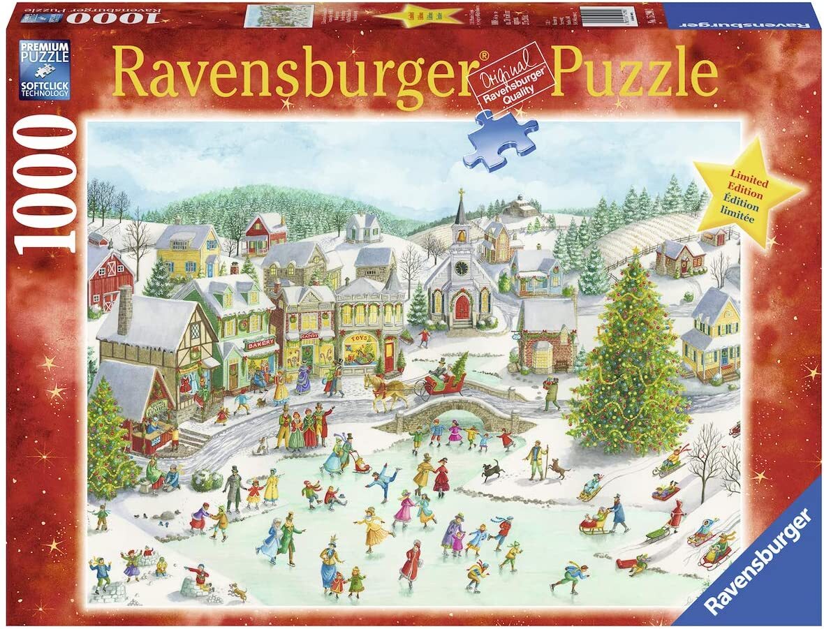 Limited Edition Playful Christmas Day 1000 Piece Puzzle