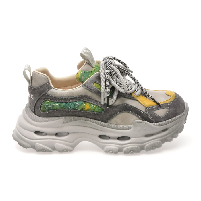 Pantofi sport GRYXX gri, 2923, din piele naturala