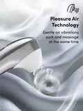 Womanizer Pro Silver Grey Rechargeable Clitoral Suction Stimulator