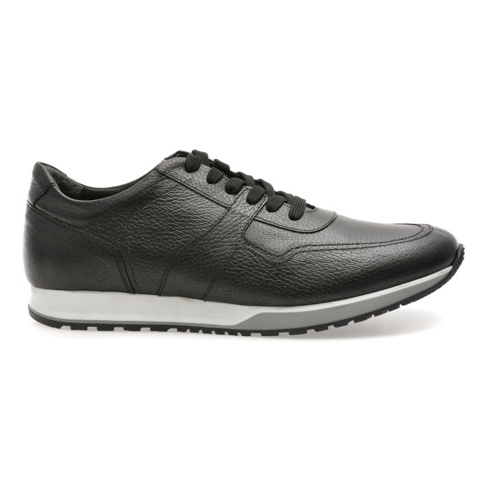 Pantofi sport BITE THE BULLET negri, 8129L, din piele naturala