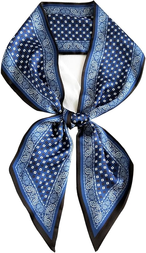 ELOWYNNE Satin Neck Scarf for Women