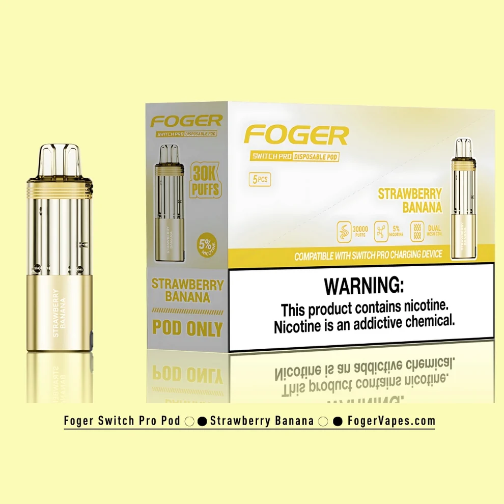 Foger Switch Pro Pod 30K Puffs – 5 Pods Box