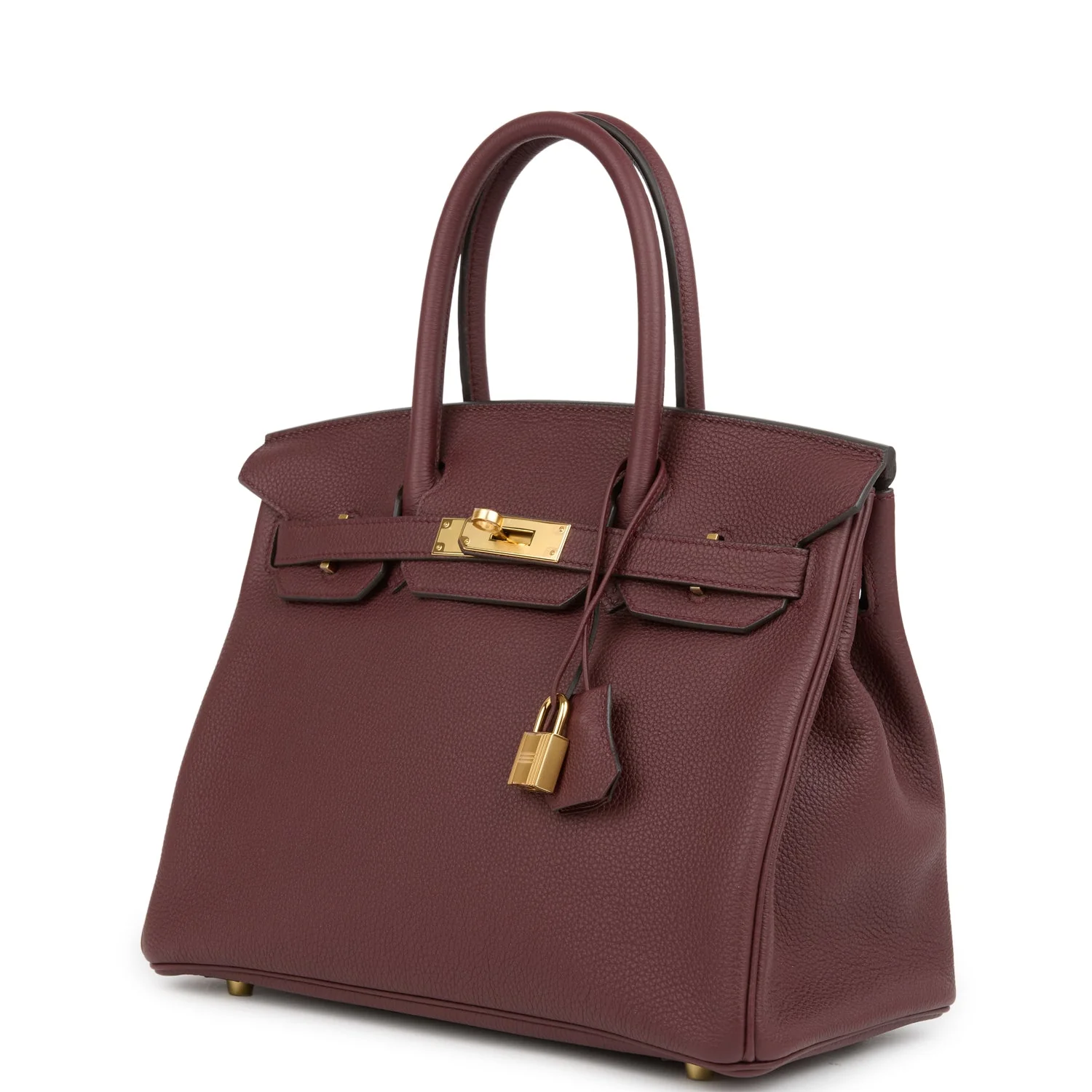 Hermes Birkin 30 Rouge Sellier Togo Gold Hardware