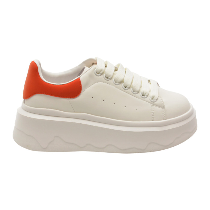 Pantofi sport FLAVIA PASSINI albi, 3F612, din piele naturala