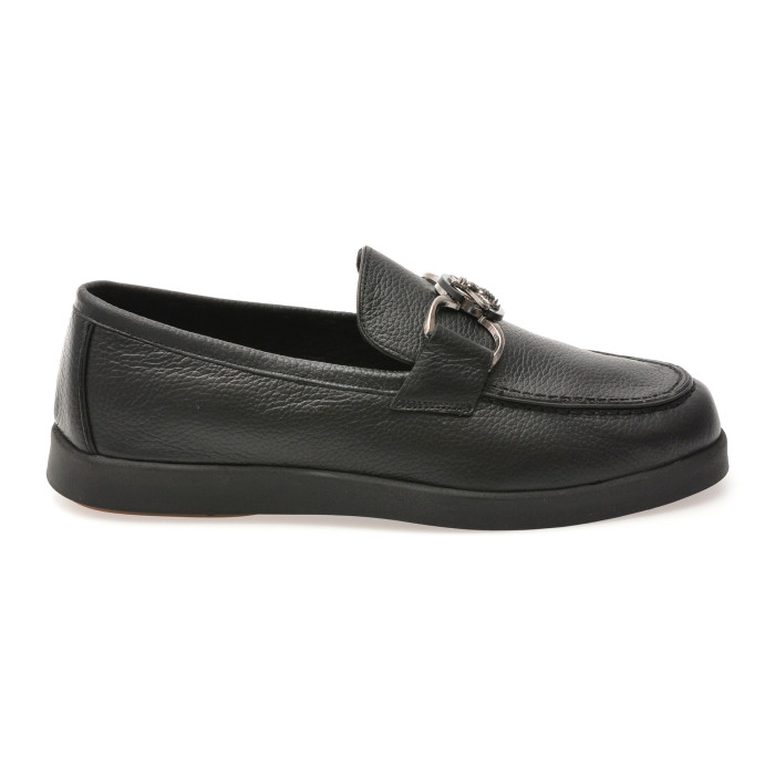 Mocasini EPICA negri, 31110, din piele naturala