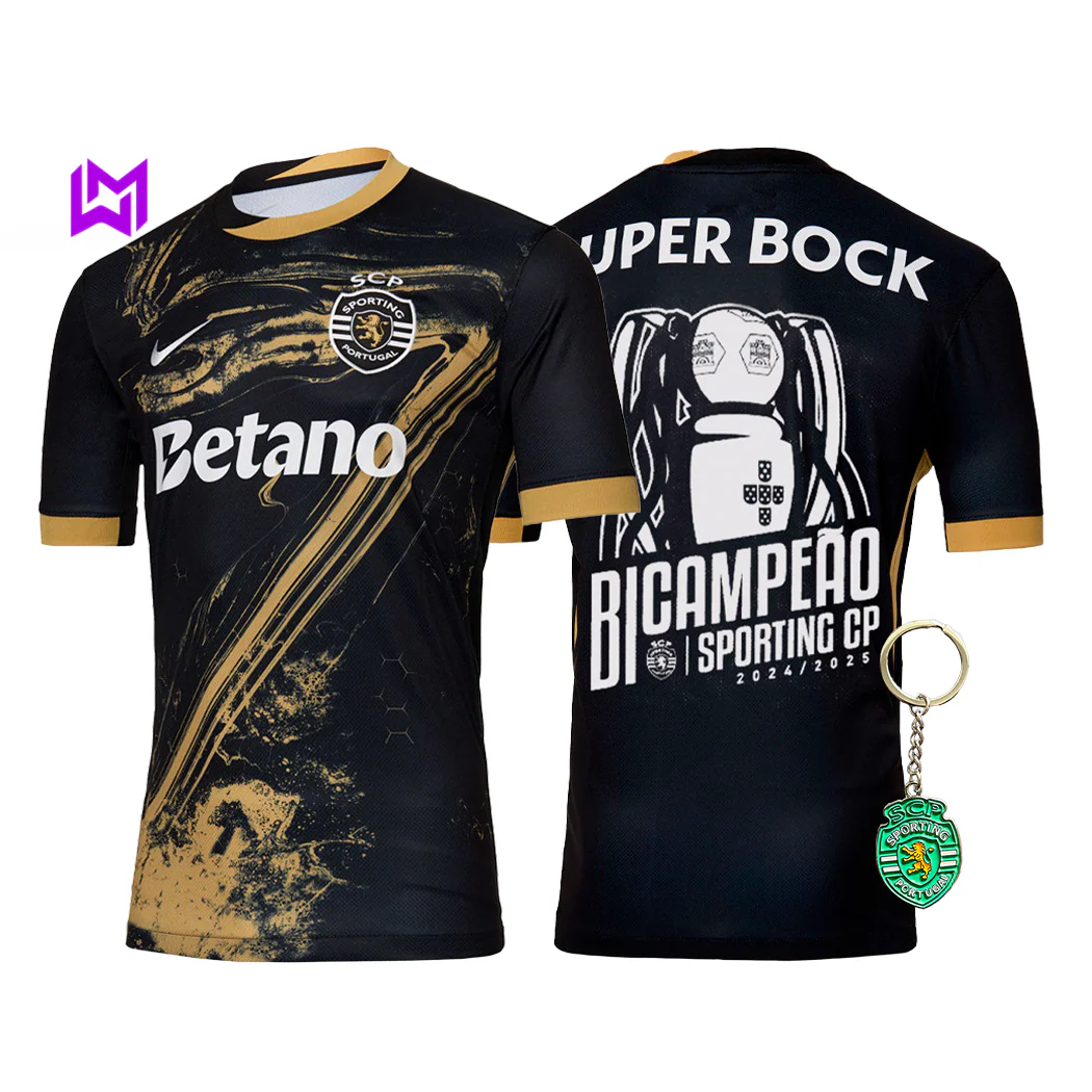 Camisola Sporting Terceiro ��7�� Ronaldo BICAMPE?O 2024/25 - MODELO EXCLUSIVO! ????