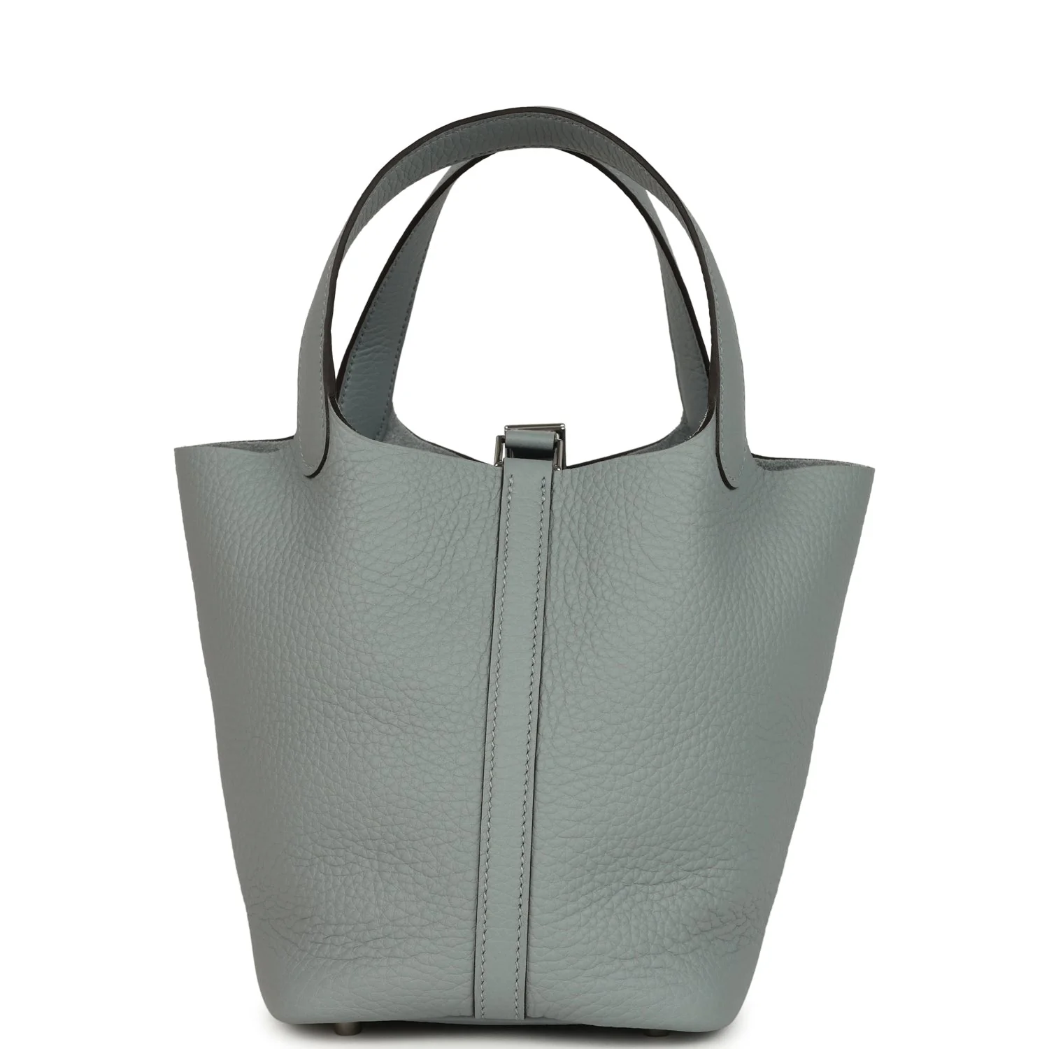 Hermes Picotin Lock 18 Gris Pantin Clemence Palladium Hardware