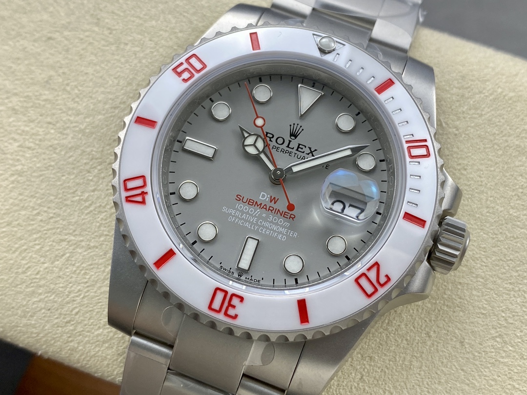 Rolex DIW Submariner Date Sandblasted 116610 Limited Edition Full 904L Grey Dial 40mm