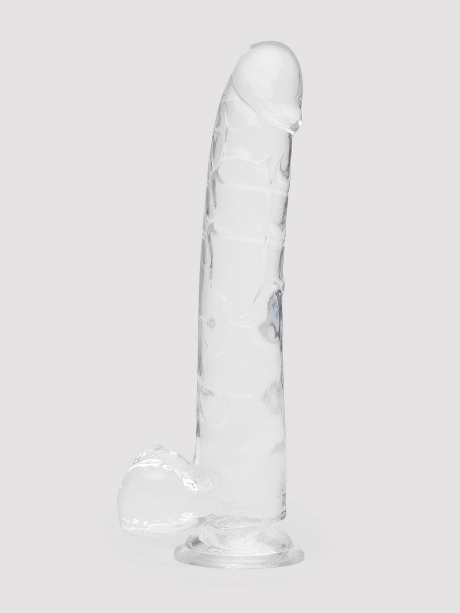 King Cock Realistic Large Suction Cup Dildo 10 Inch Clear