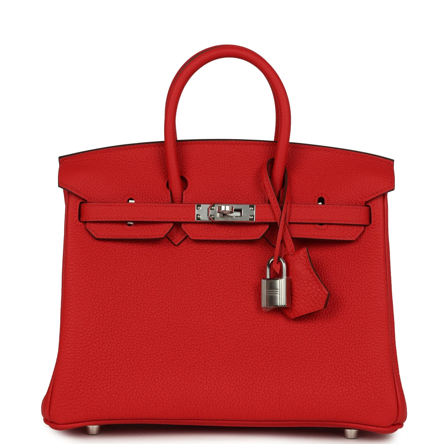 Hermes Birkin 25 Rouge Radieux Togo Palladium Hardware