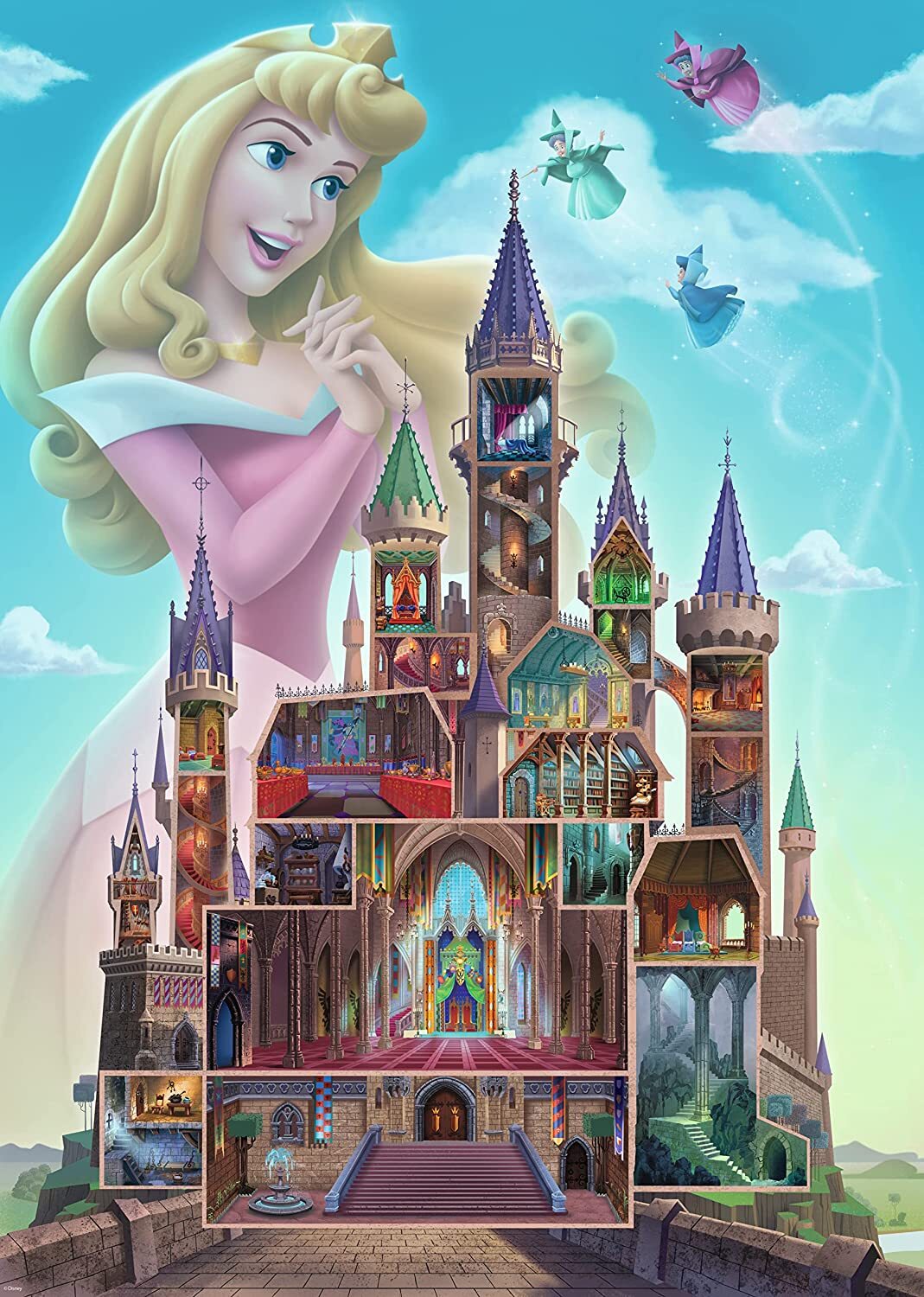 Castle Collection Aurora 1000 Piece Puzzle