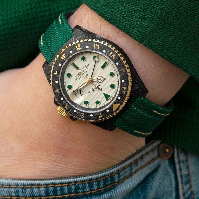 Rolex DiW NTPT Carbon GMT Master 2 OASIS