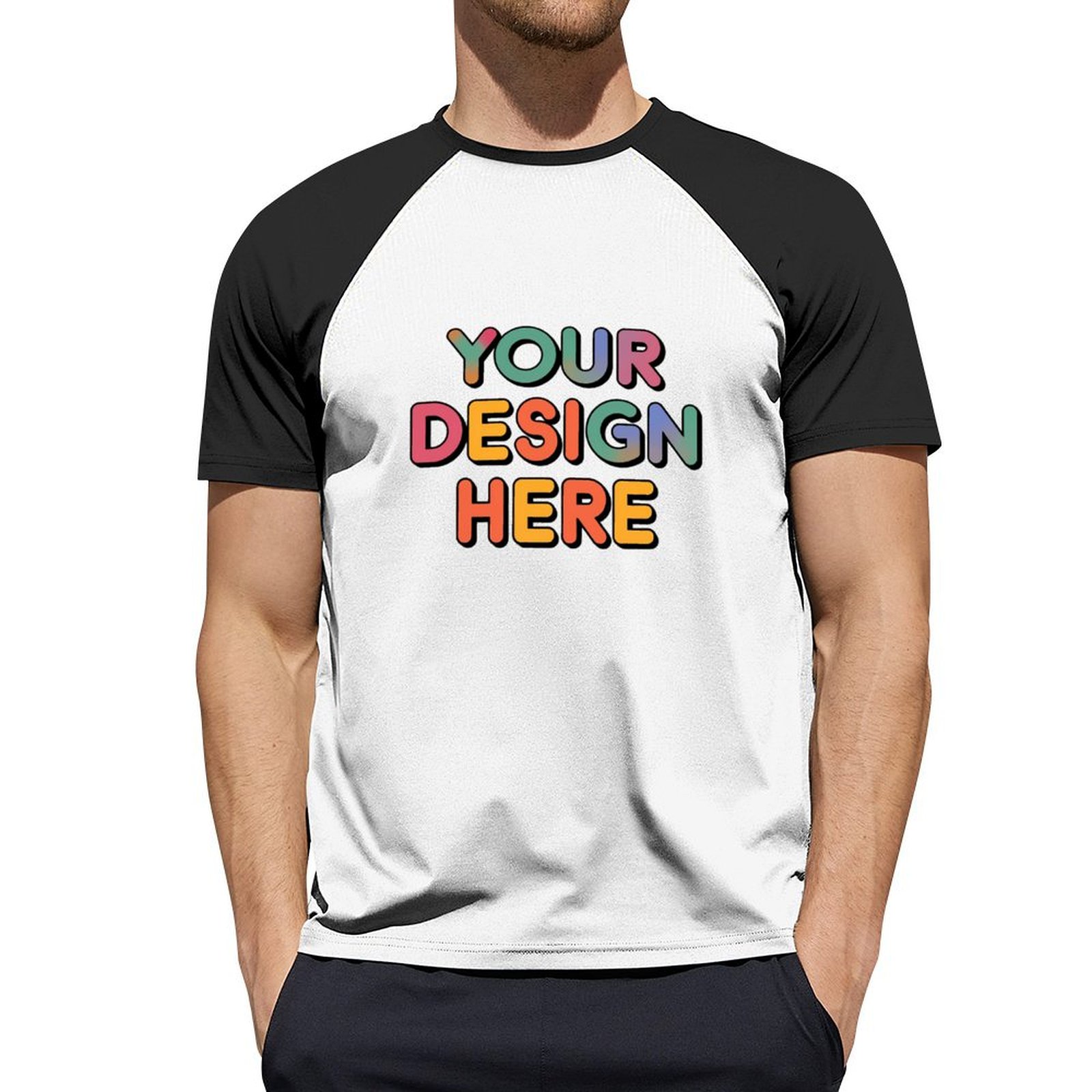 Customized Men’s Short Sleeve T-Shirt in 100% Pure Cotton