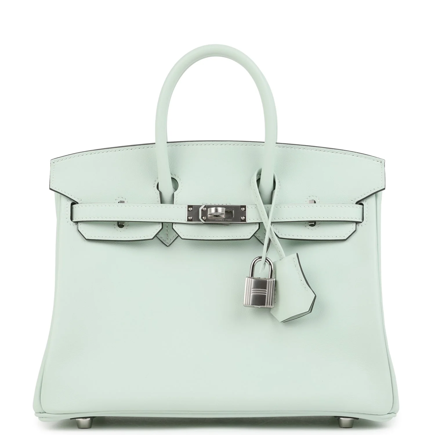 Hermes Birkin 25 Vert Peppermint Swift Palladium Hardware