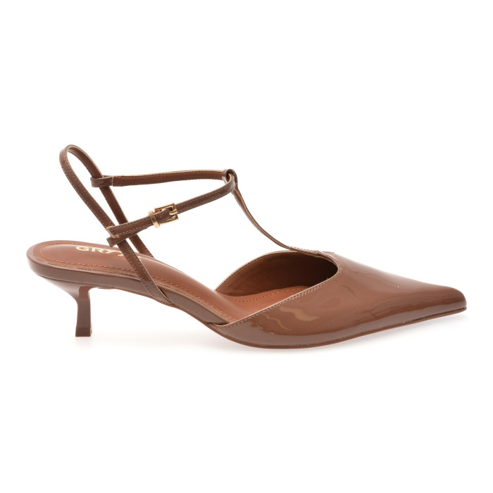 Pantofi eleganti GRYXX gri, 82946, din piele naturala lacuita