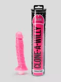 Clone-A-Willy Glow In The Dark Vibrator Moulding Kit Pink
