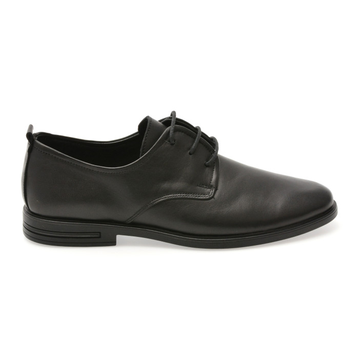 Pantofi eleganti OTTER negri, 1453, din piele naturala