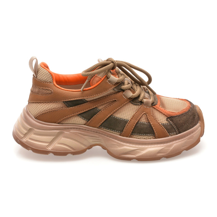 Pantofi sport GRYXX maro, 6928, din material textil
