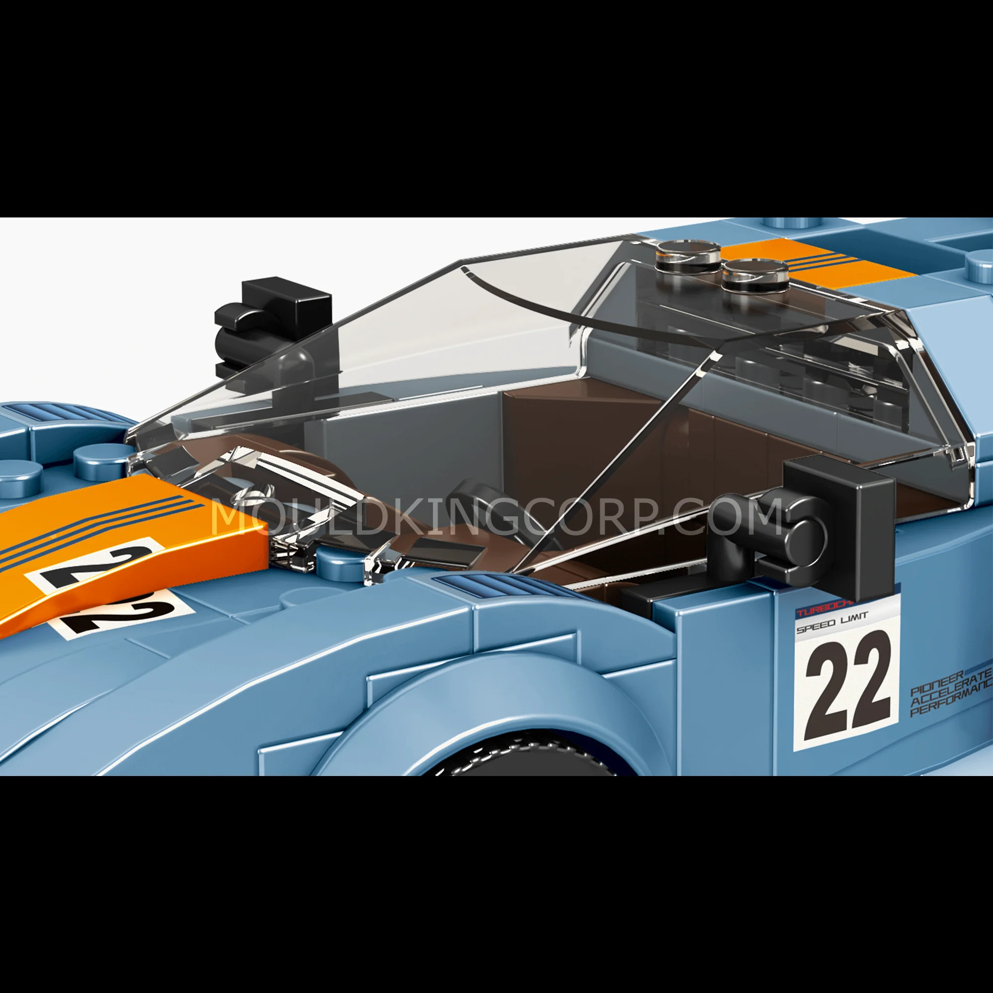 Mould King 27005 The 918 RSR Mini Sports Car Building Set | 330 PCS