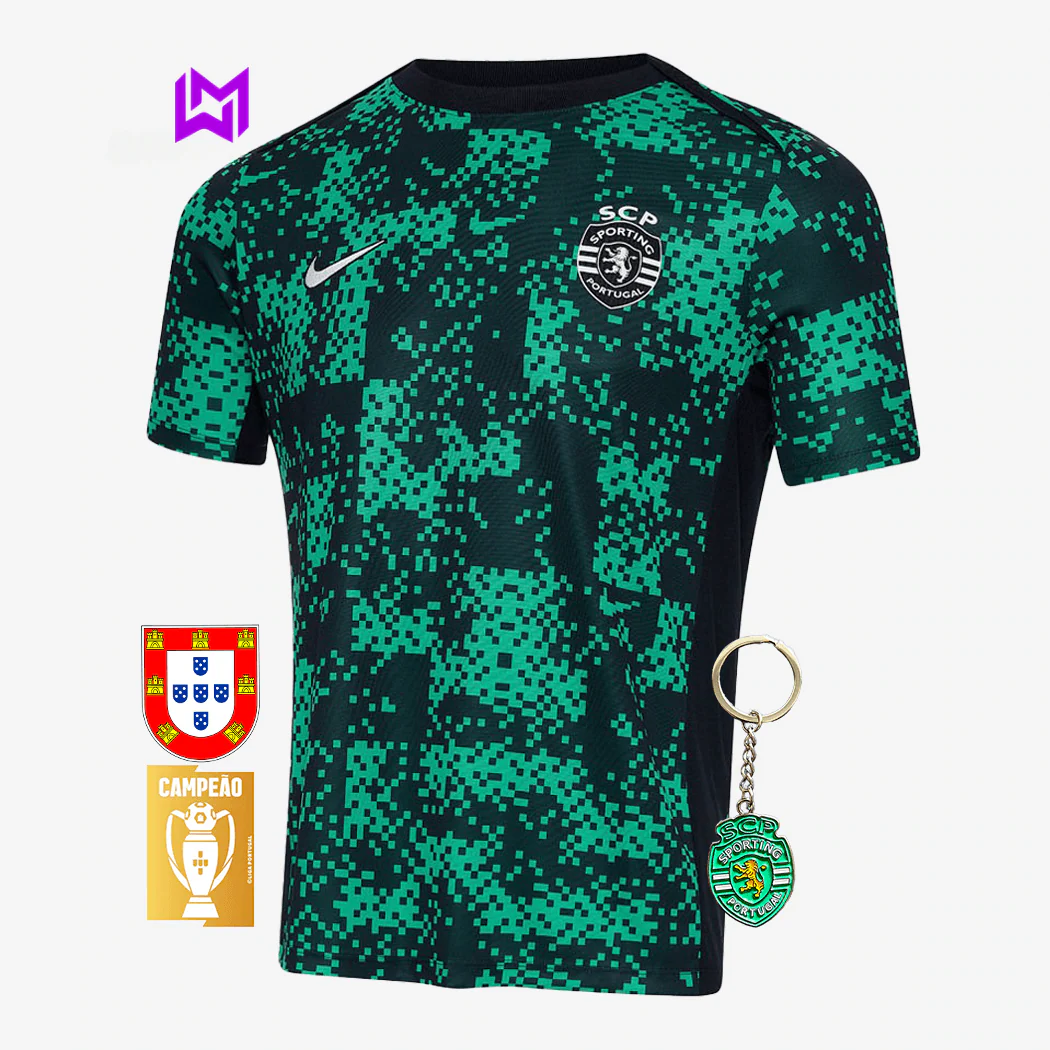 Camisola Sporting Aquecimento 2024/25 - ��LTIMAS UNIDADES! ????