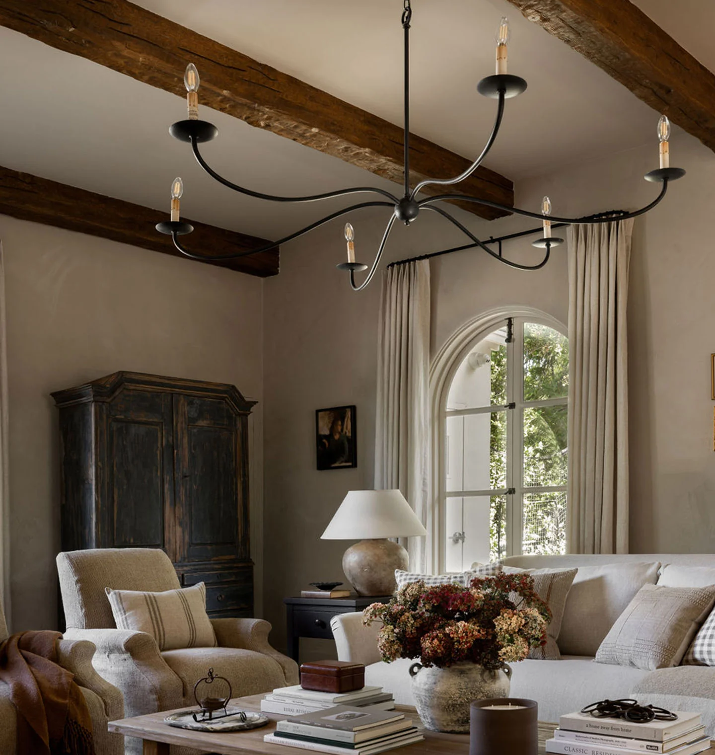 Pulpo Black Chandelier