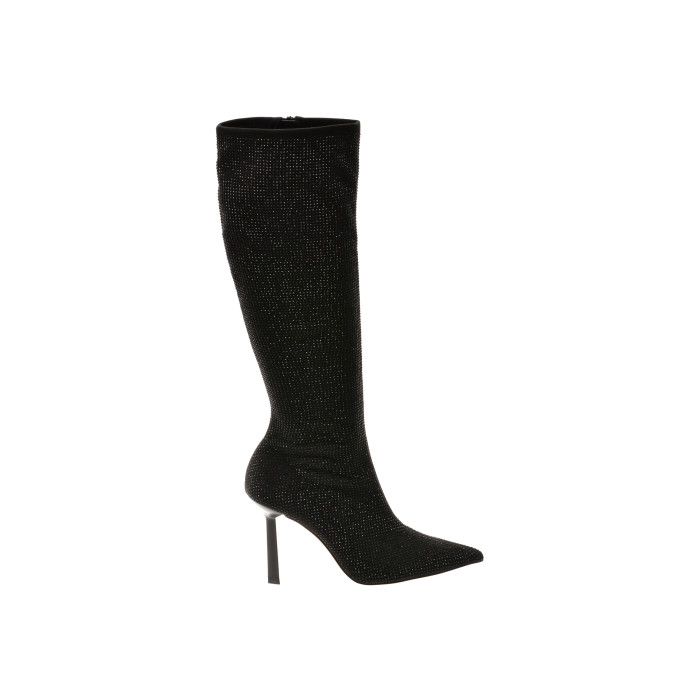 Cizme elegante ALDO negre, INNEZ 007, din material textil