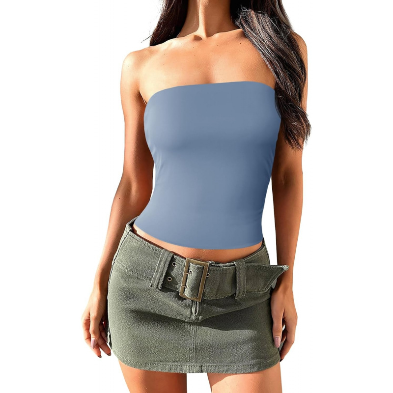AURETOP Women's Summer Tube Tops Strapless