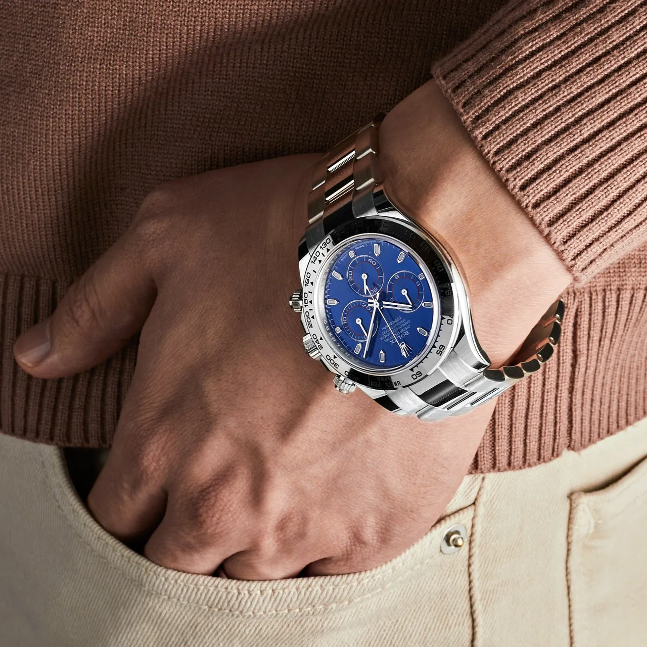 Rolex Daytona 116509 White Gold Blue Dial
