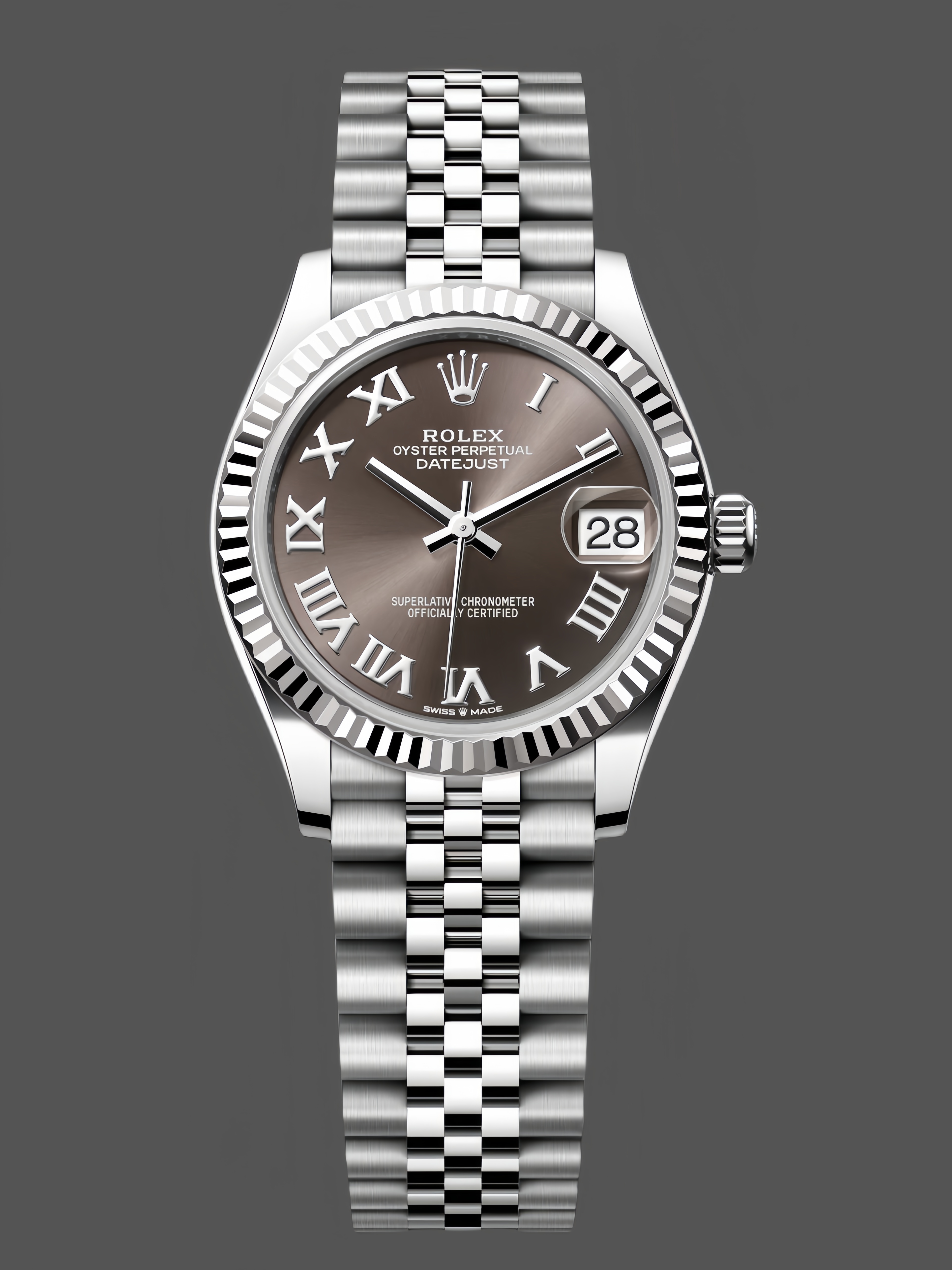 Rolex Datejust 31 278274 0022 Oystersteel and White Gold Womens Watch