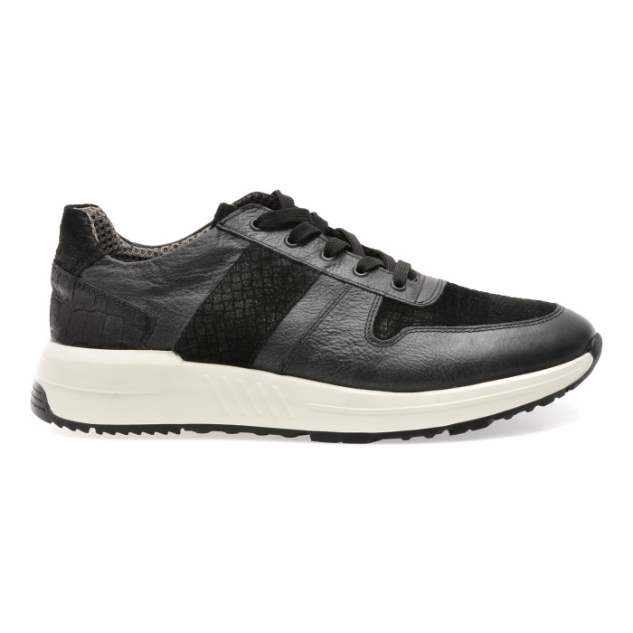 Pantofi sport BITE THE BULLET negri, 635, din piele naturala